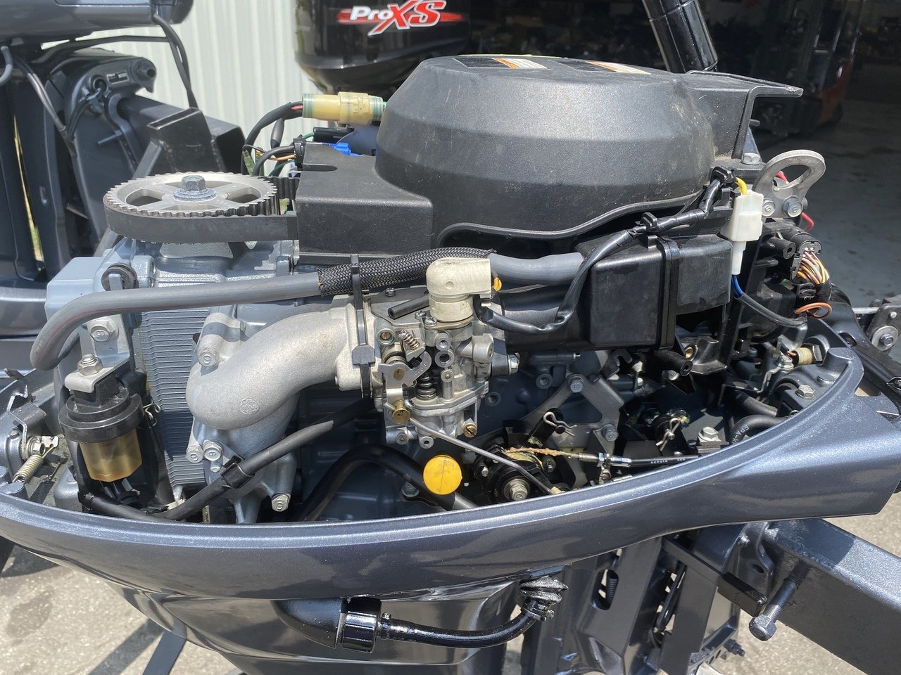 Yamaha Hp Cyl Carbureted Stroke L Outboard Tiller Motor